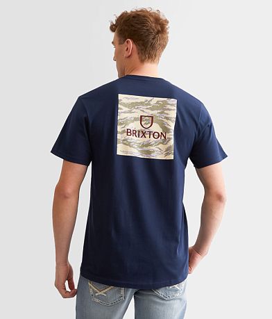 Brixton Alpha Square T-Shirt front view