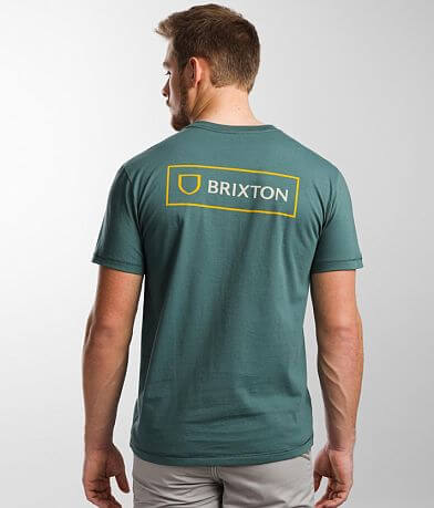 Brixton Alpha Block T-Shirt BACK