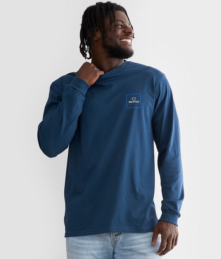 Brixton Alpha Square T-Shirt front view