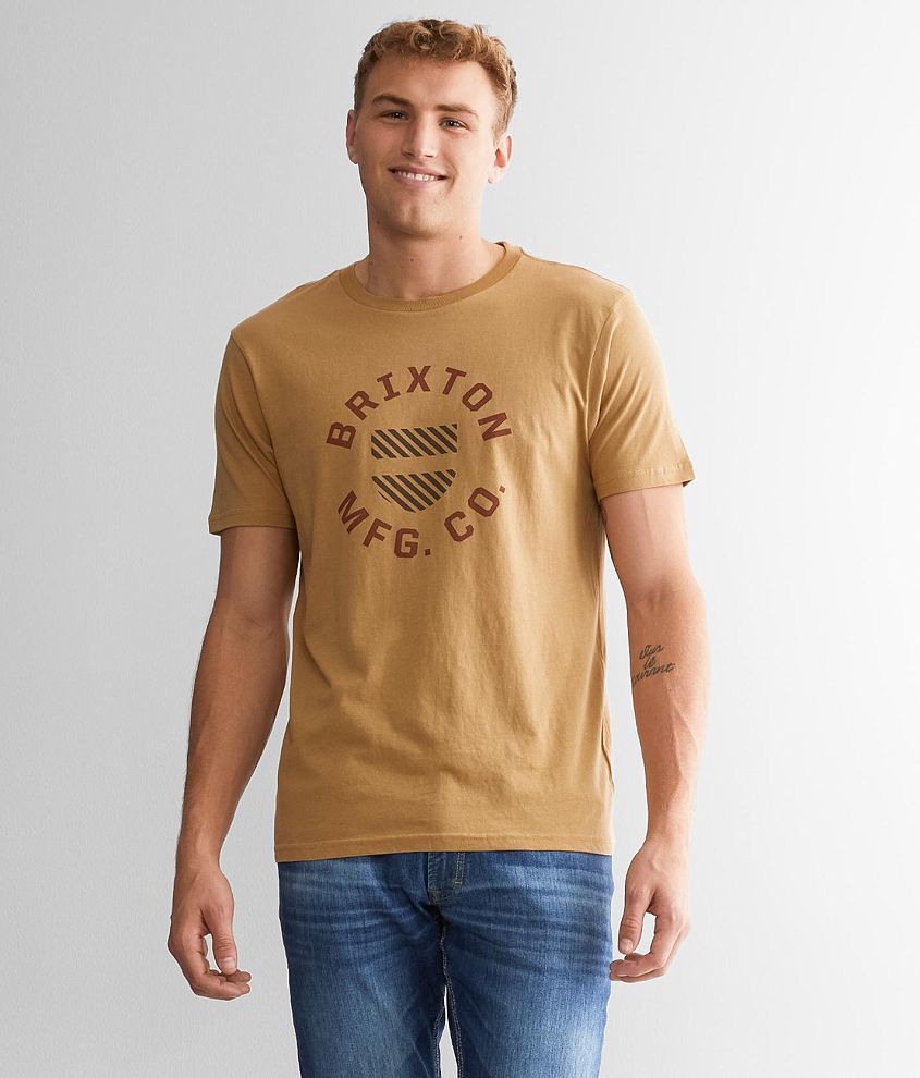 Brixton Crest Shield T-Shirt front view