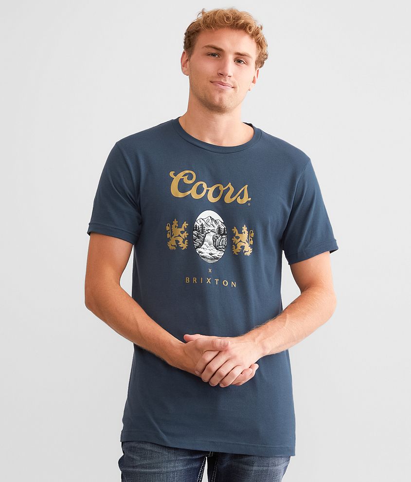 Brixton Coors® Hops T-Shirt - Men's T-Shirts in Indigo Blue | Buckle