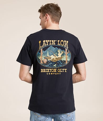 Brixton Layin' Low T-Shirt front view