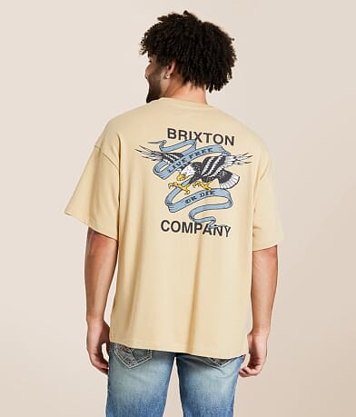 Brixton Live Free Heavyweight T-Shirt front view