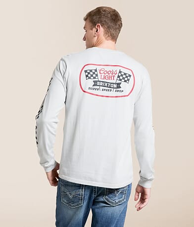 Brixton Coors Light Pit Stop T-Shirt front view