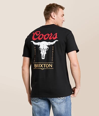 Brixton Coors Skull T-Shirt front view
