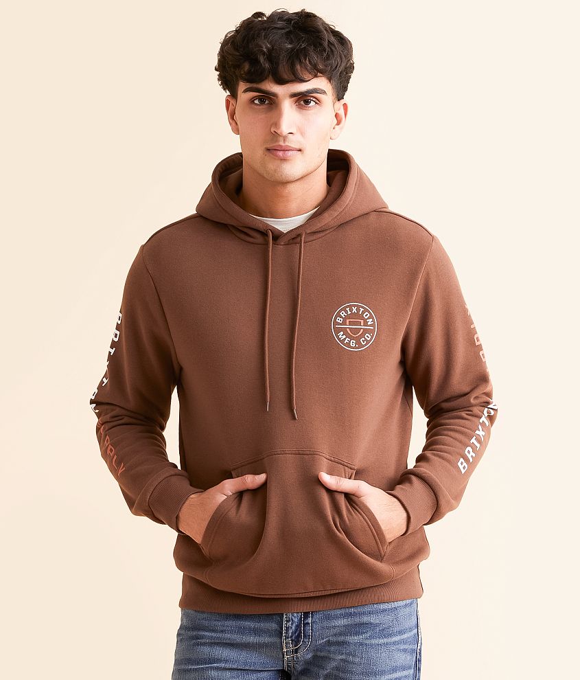 Brixton Crest Hooded Sweatshirt front view