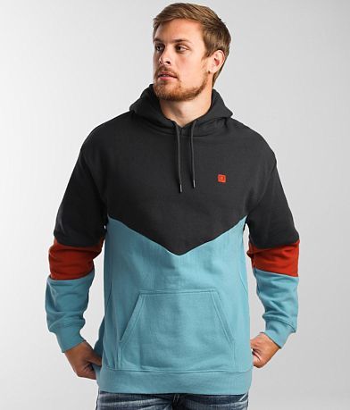 Brixton Beta Square Crossover Hooded Sweatshirt front view
