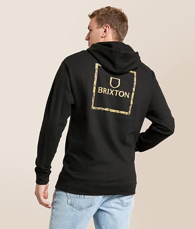 Brixton Alpha Square Hooded Sweatshirt front view