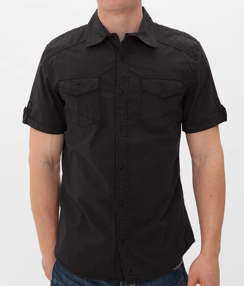 Buckle Black Say Shirt Men's Shirts in Black Grey Buckle