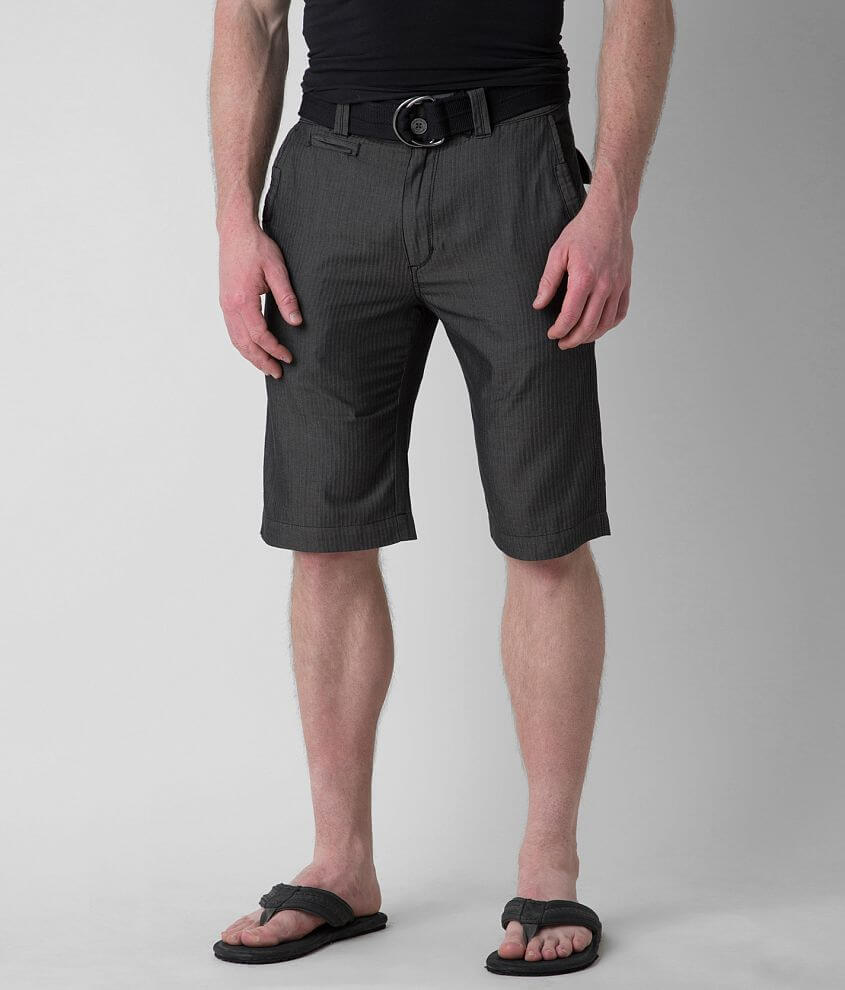 Buckle Black Broadway Short Men's Shorts in Black Khaki Buckle