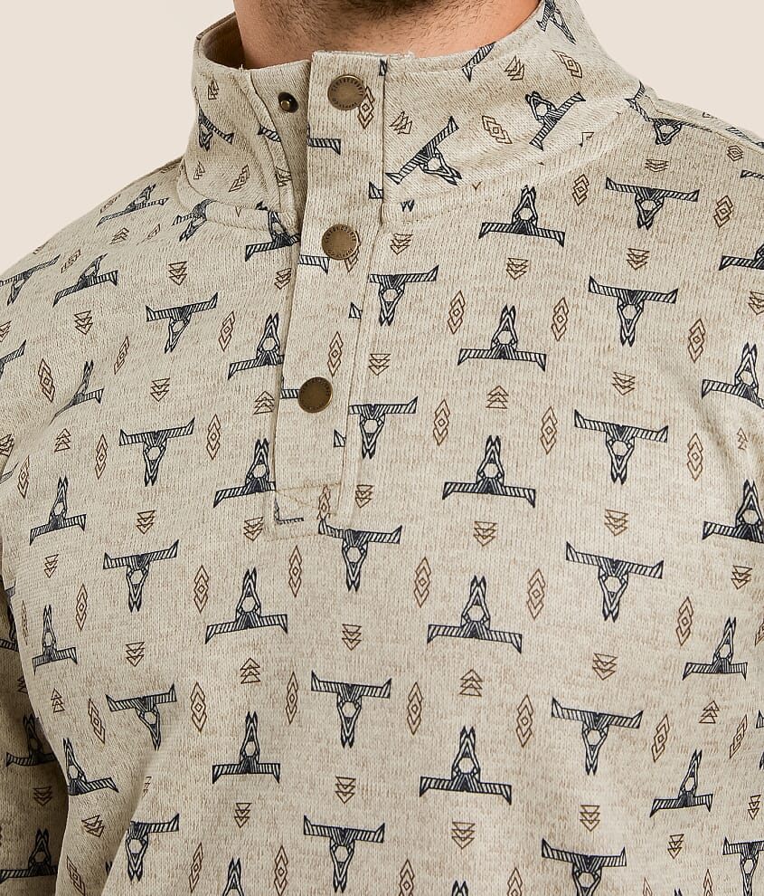 Western Quarter Snap Pullover