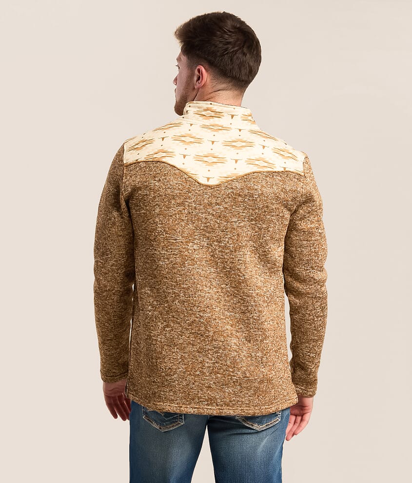 Southwestern Quarter Zip Pullover