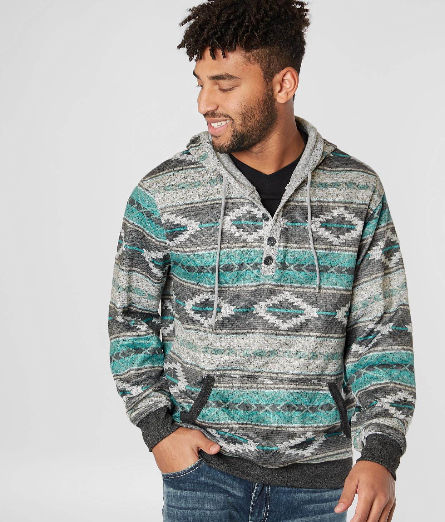 cozy henley sweatshirt