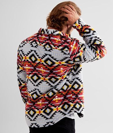 Departwest Southwestern Fleece Shacket BACK