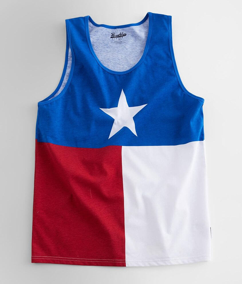 Brooklyn Cloth Texas Flag Tank Top front view