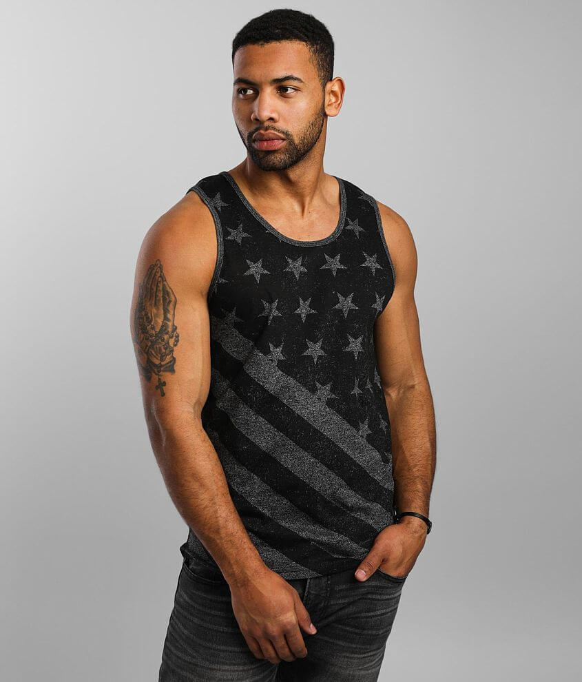 Mens American Flag Tank Top