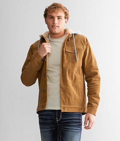 Departwest Hooded Corduroy Jacket FULL_LEFT_SIDE