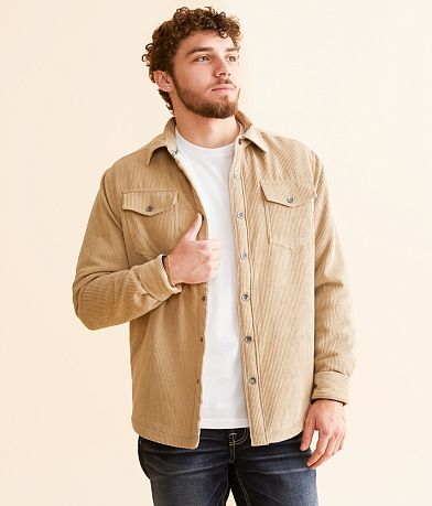 Departwest Corduroy Shacket front view