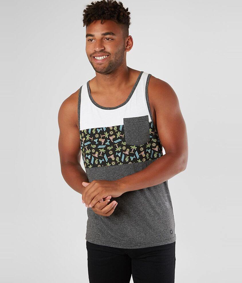 Departwest Neon Tank Top - Men's Tank Tops Multi | Buckle