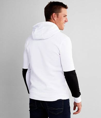 Departwest Color Block Hooded Sweatshirt back view