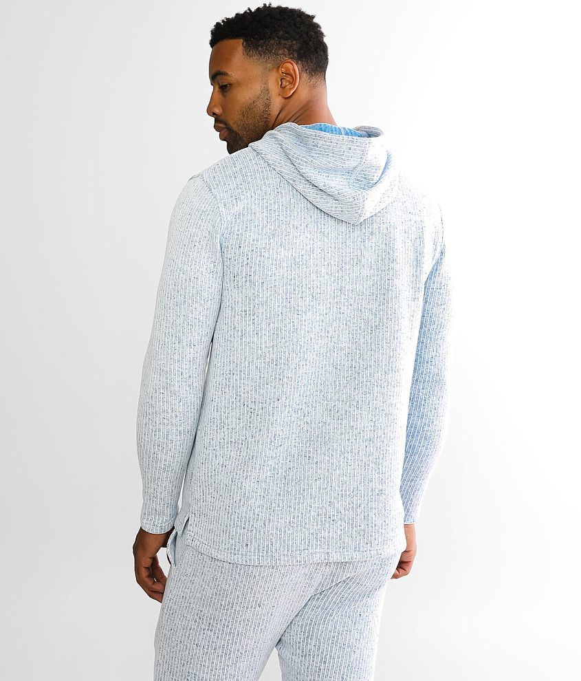 Cozy Sweater Knit Hooded Sweatshirt