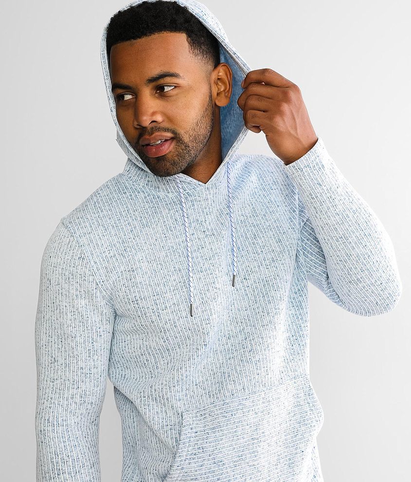 Cozy Sweater Knit Hooded Sweatshirt