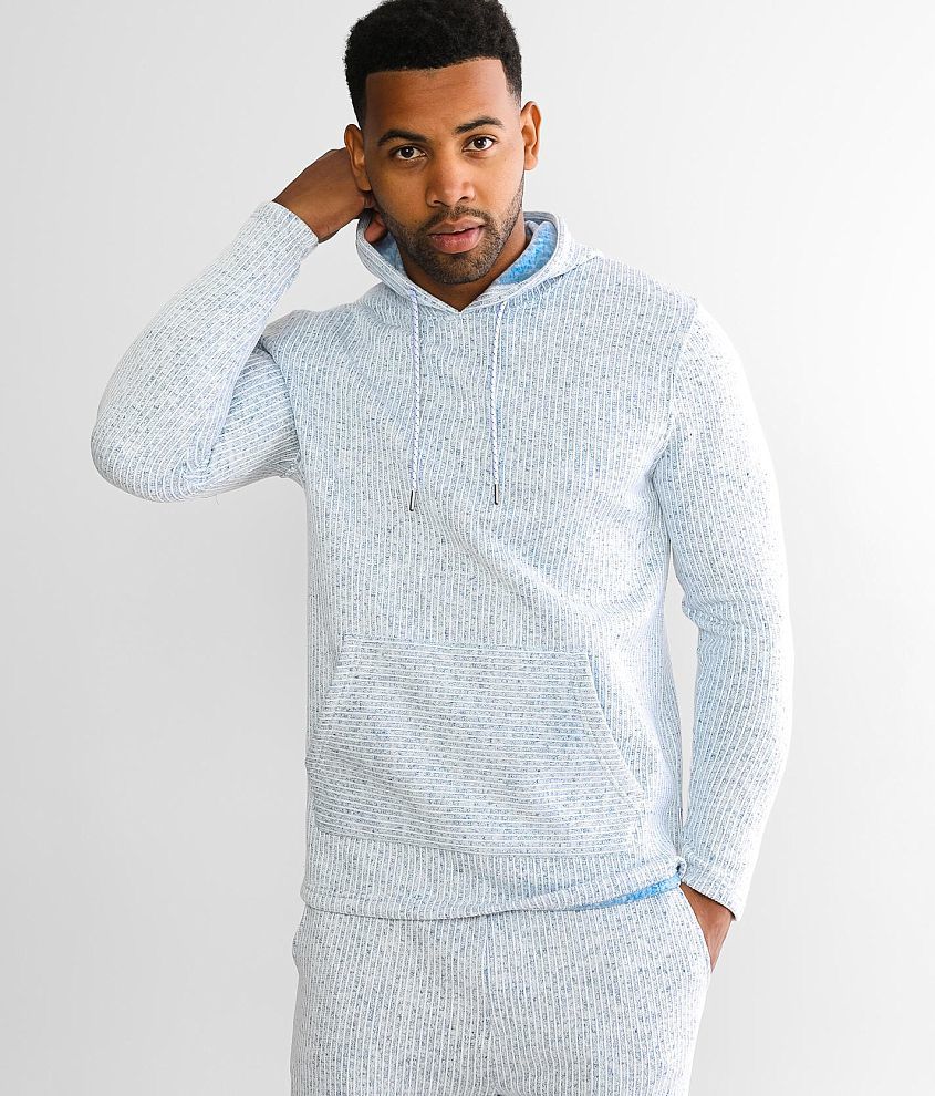 Cozy Sweater Knit Hooded Sweatshirt