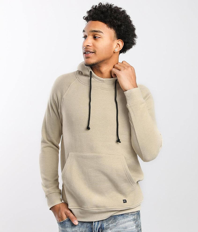 Mock neck hoodie hotsell mens