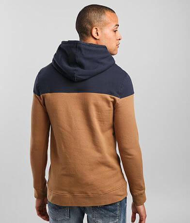 Departwest Color Block Hooded Sweatshirt back view
