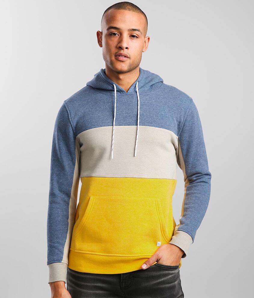 Departwest Color Block Hooded Sweatshirt front view