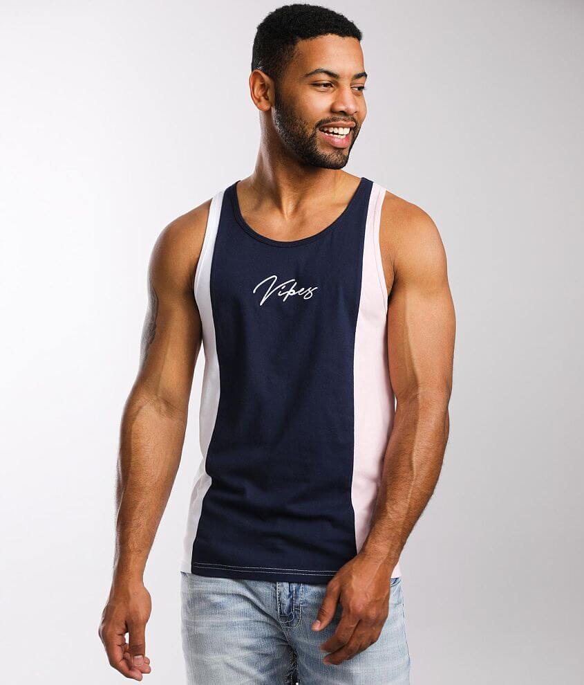 Departwest Vibes Color Block Tank Top front view