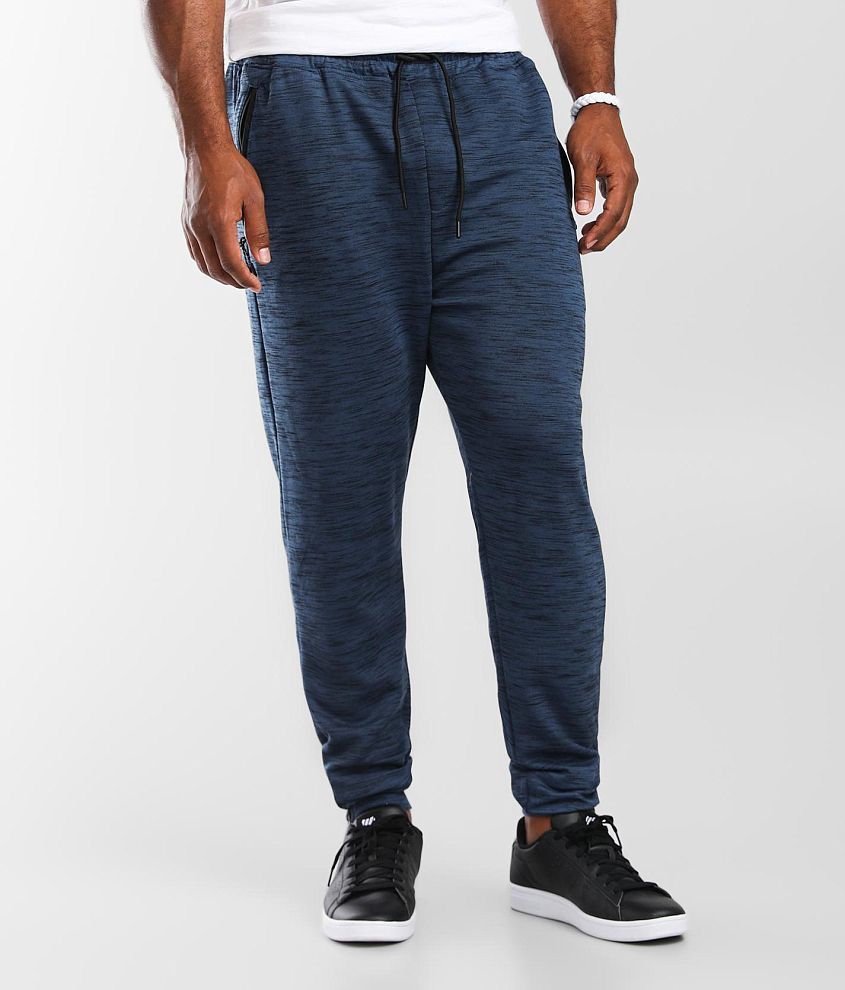 knit denim jogger pant