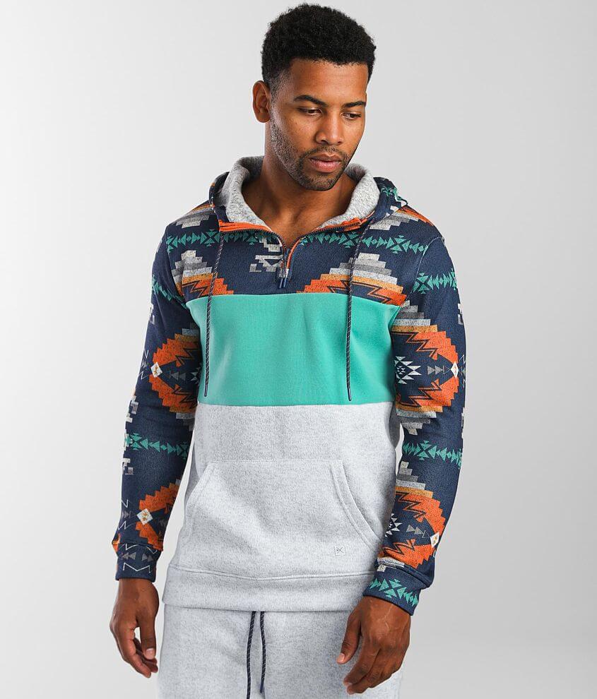 Departwest Cozi Aztec Hooded Sweatshirt Men s Sweatshirts in