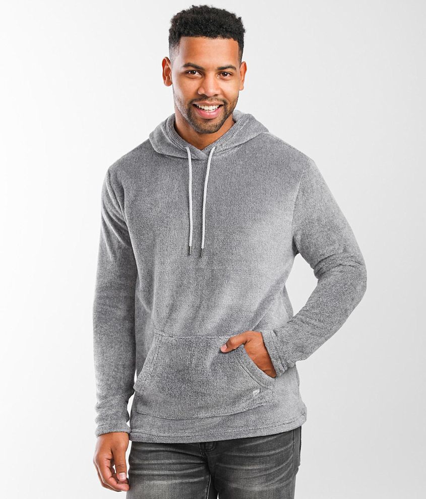 Departwest Layered Hoodie - Men's Sweatshirts in Moss Grey