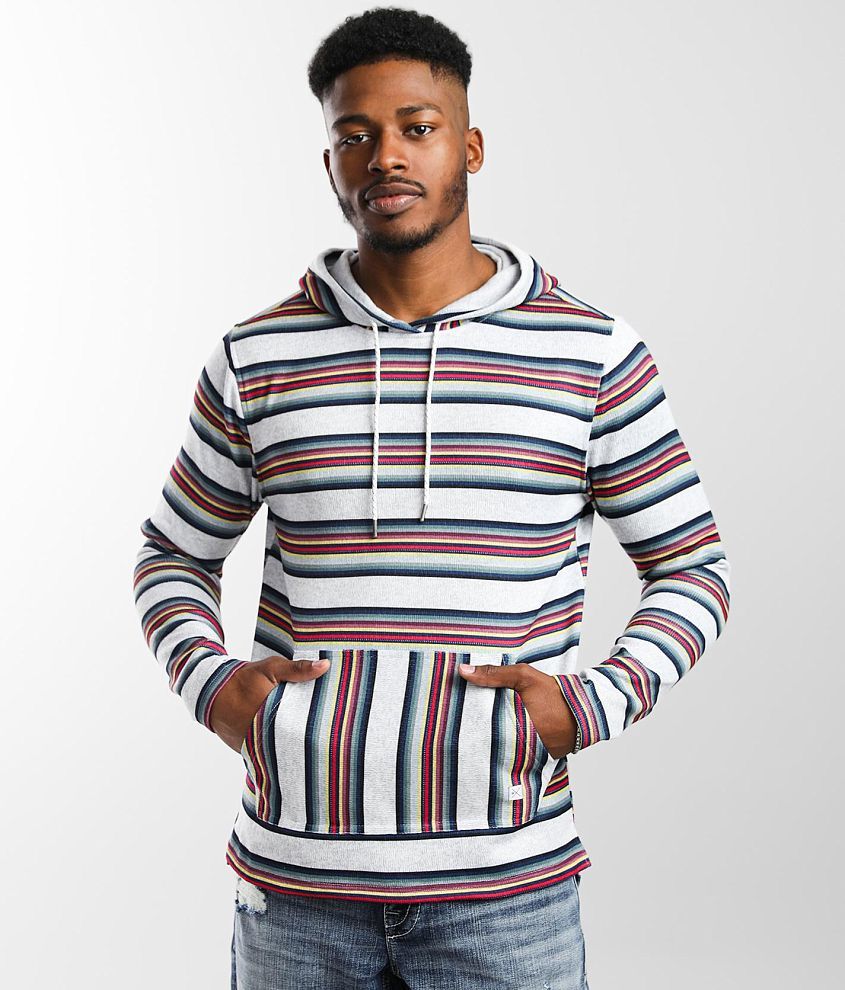Departwest Sunset Striped Hoodie front view