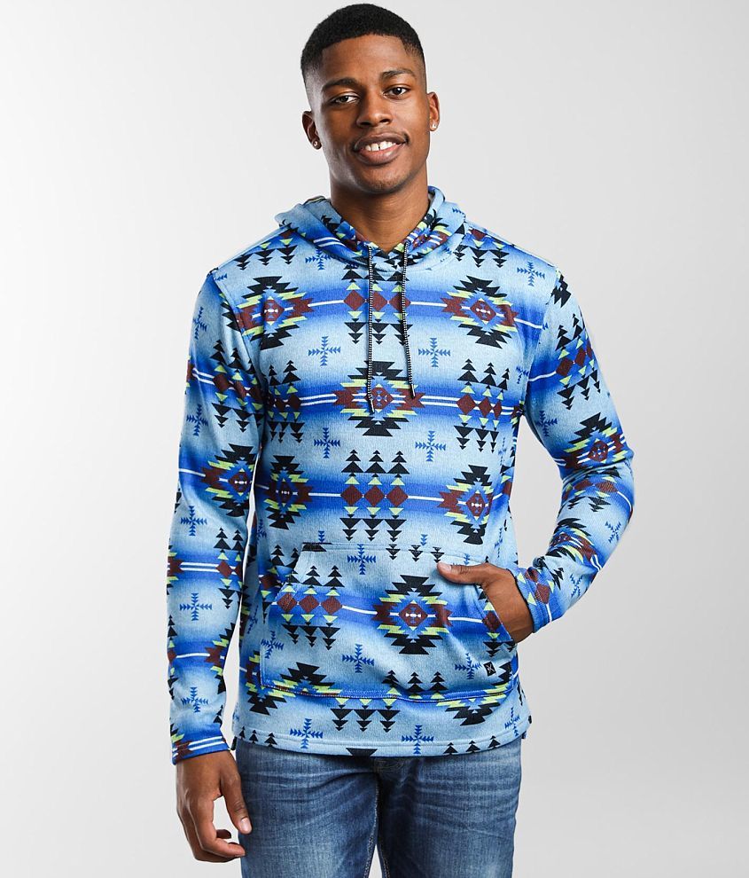 Mens aztec best sale print hoodie