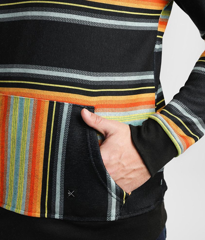 Notch Quarter Zip Hooded Sweatshirt