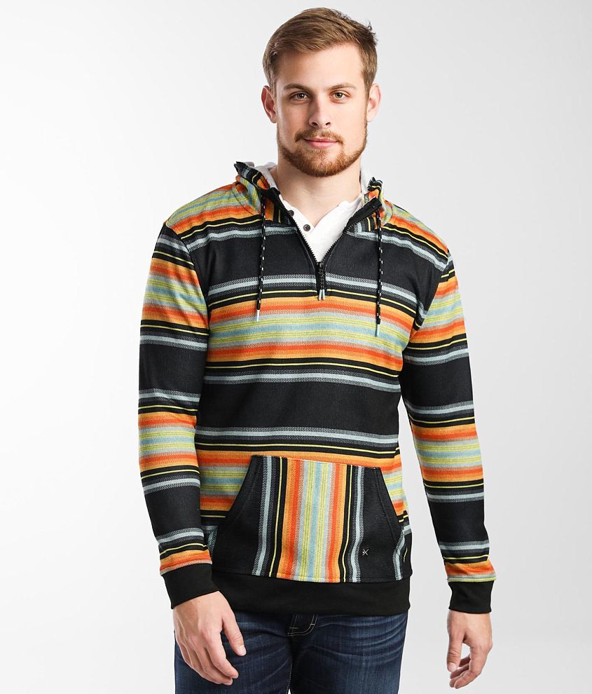 Notch Quarter Zip Hooded Sweatshirt