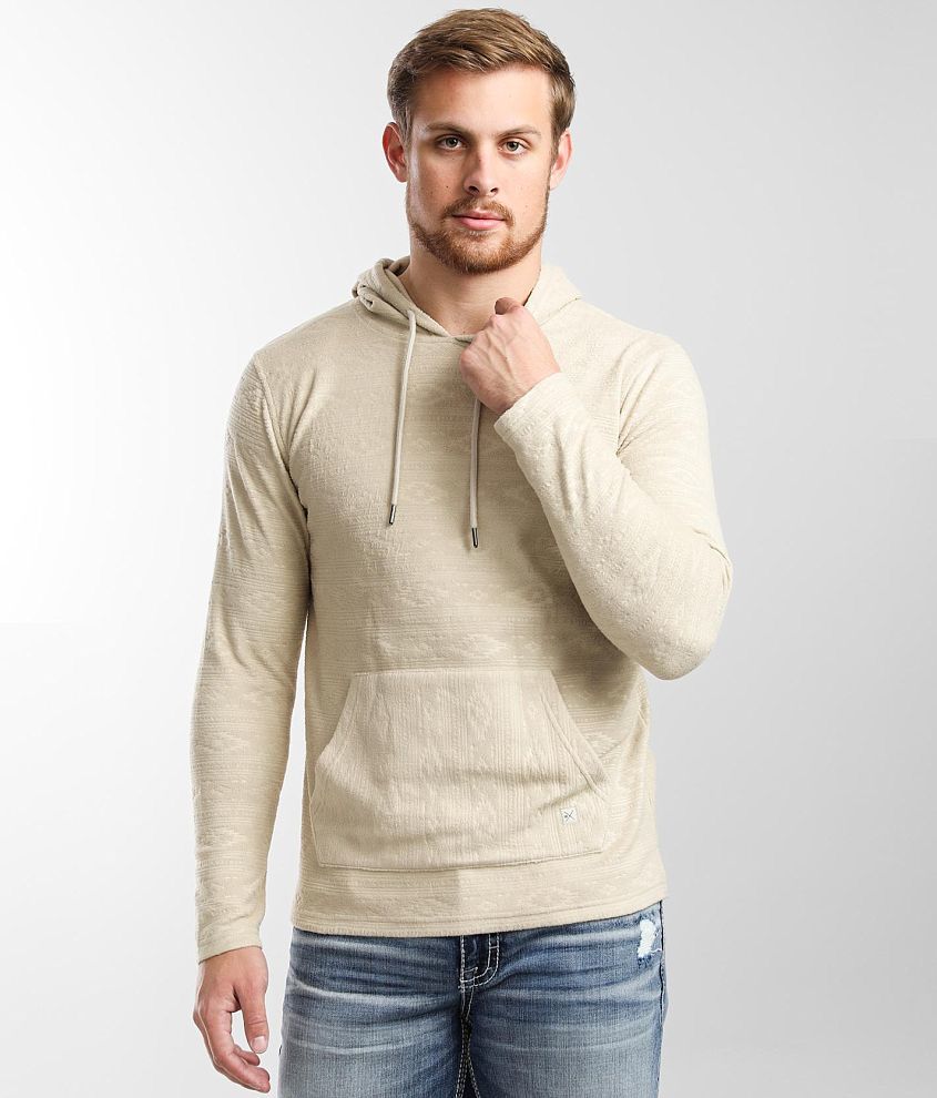 Departwest Cozy Tonal Southwestern Hoodie - Men's Sweatshirts in Pure ...