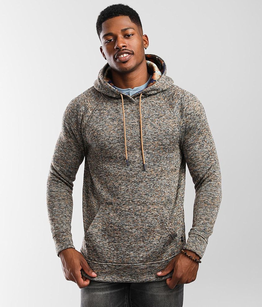 Departwest Marled Knit Hooded Sweatshirt front view