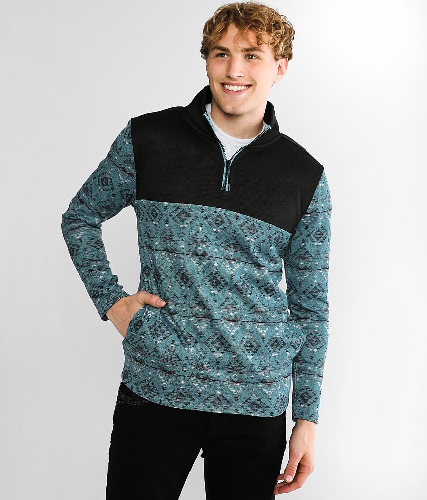 Departwest Color Block Pullover front view