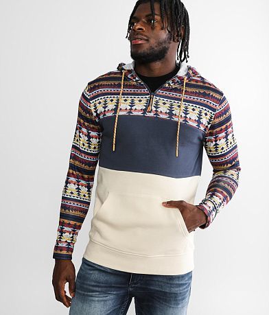 Departwest Color Block Hoodie front view