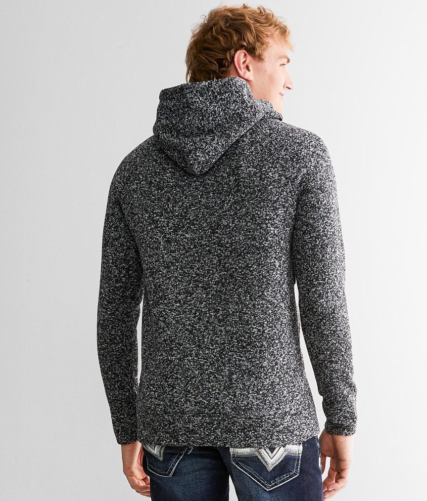 Sweater Knit Hooded Sweatshirt