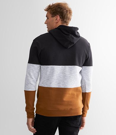 Departwest Color Block Hooded Sweatshirt BACK
