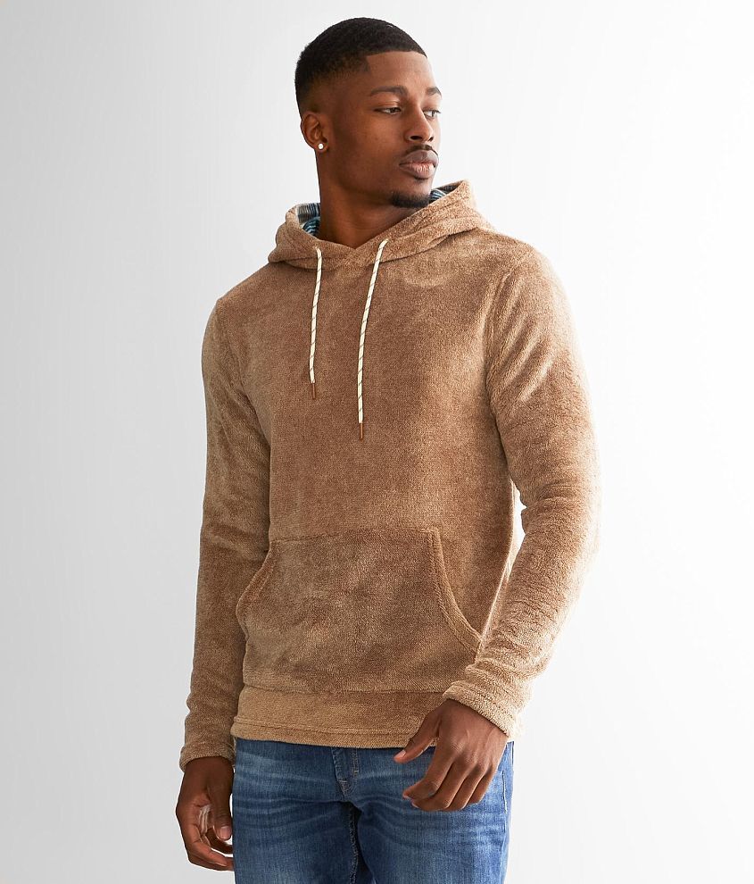 Fleece sherpa hoodie discount mens