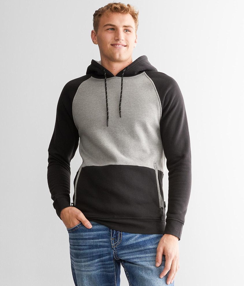 Departwest Color Block Hooded Sweatshirt front view