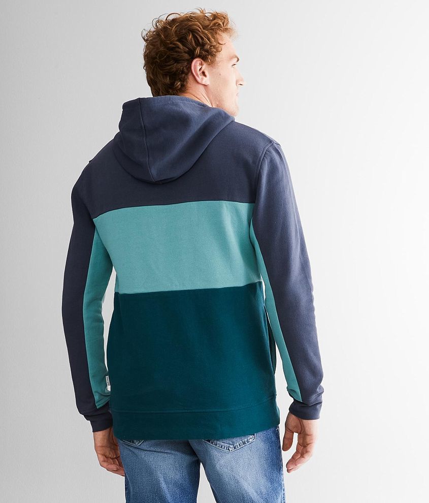 Color Block Hooded Sweatshirt
