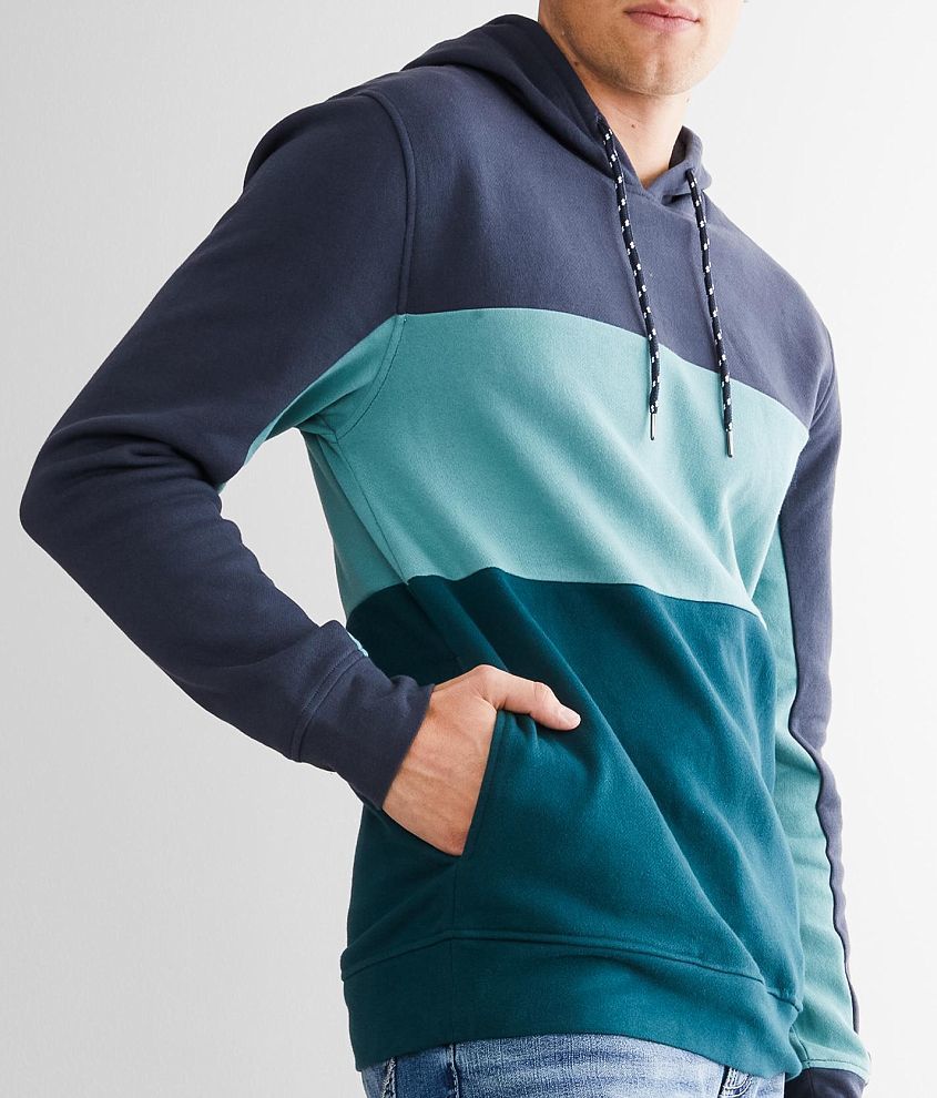 Color Block Hooded Sweatshirt