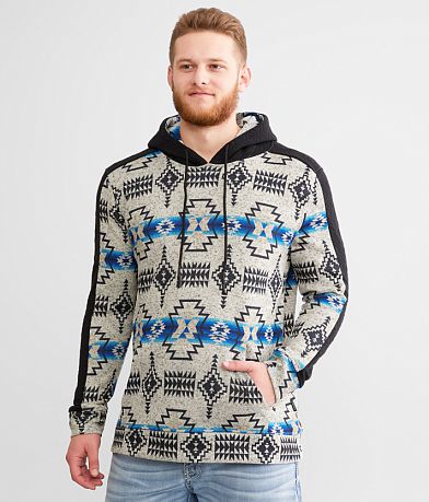 Buckle Black Thomas Thermal Hoodie - Men's Sweatshirts in Mediterranean  Blue