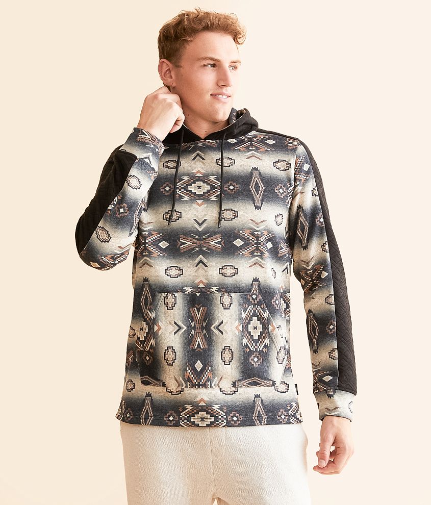 Departwest Ombre Aztec Hooded Sweatshirt